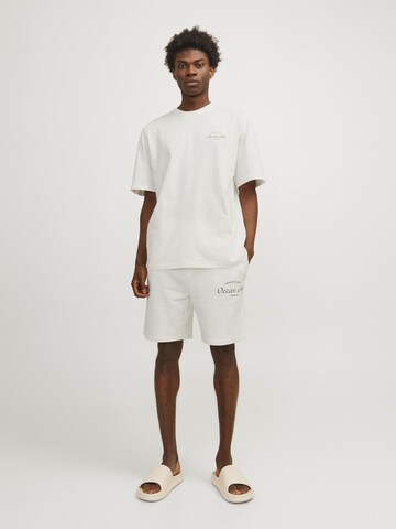 JACK & JONES T-Shirt 'Ocean Club' in Weiß