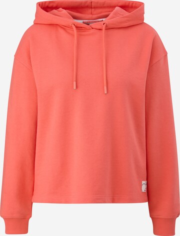 QS Sweatshirt i oransje: forside