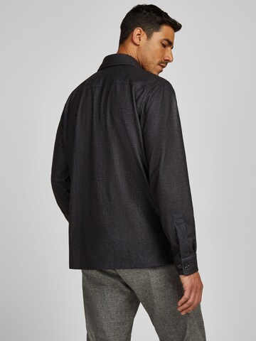 HECHTER PARIS Regular Fit Hemd in Schwarz