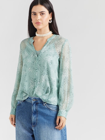 ONLY Blouse 'ONLTESSA ELIZA' in Groen: voorkant