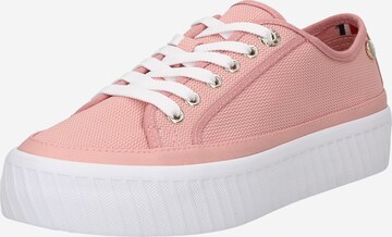 TOMMY HILFIGER Låg sneaker i rosa: framsida