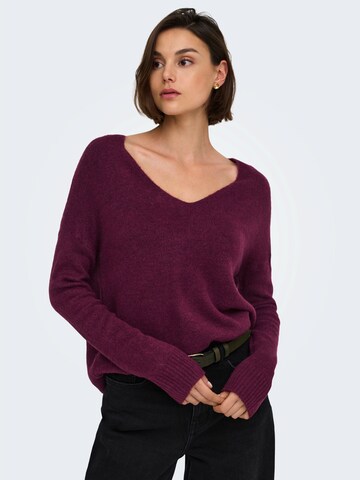 JDY Pullover 'JDYELANORA' in Rot