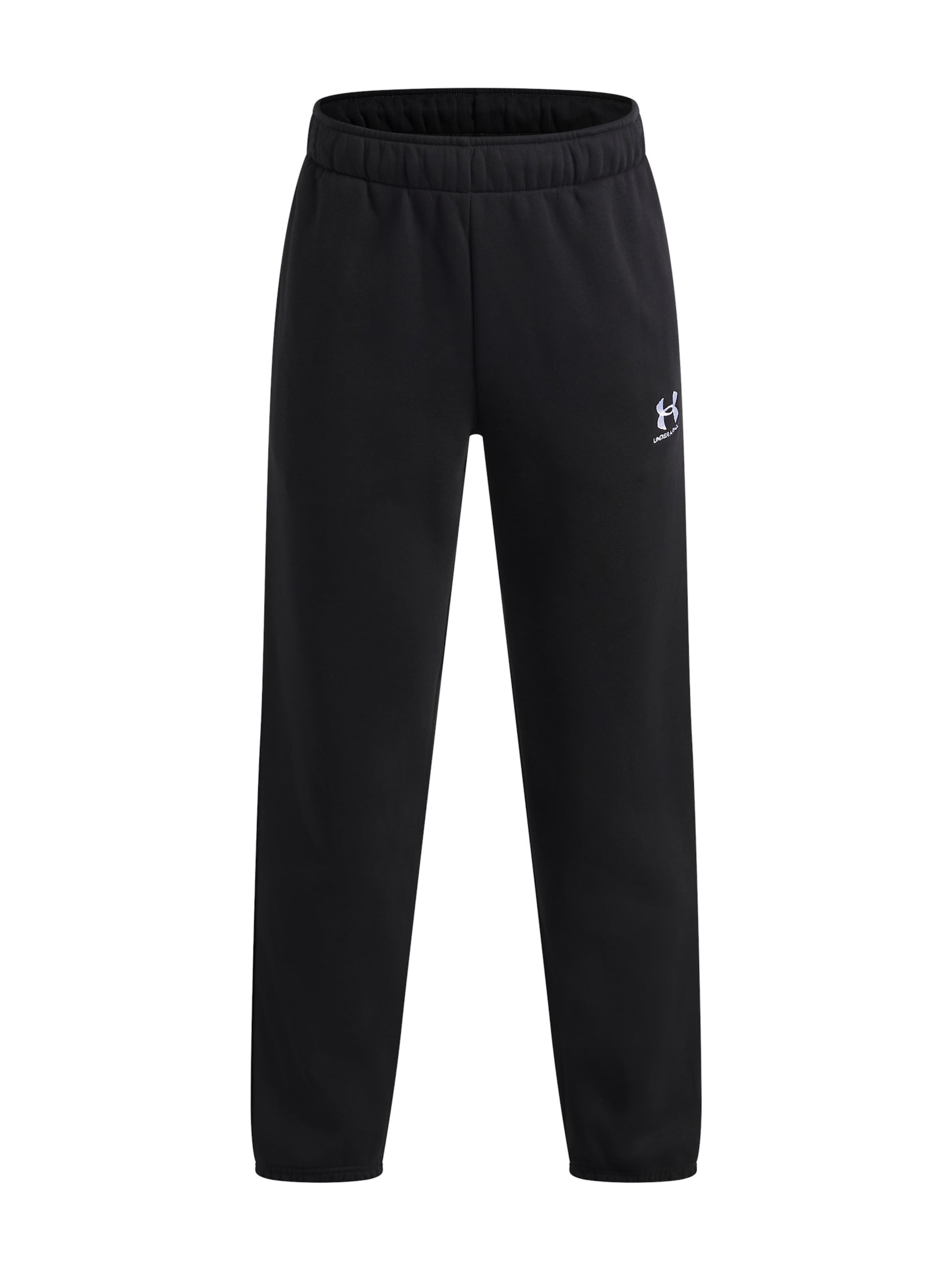 UNDER ARMOUR Tapered Sportbroek in Zwart: voorkant