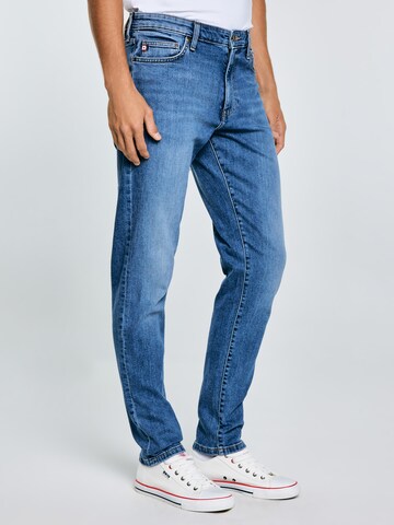BIG STAR Tapered Jeans 'Harper' in Blauw