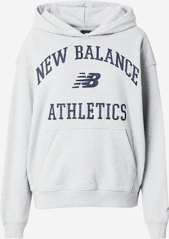 pelēks new balance Sportisks džemperis: no priekšpuses