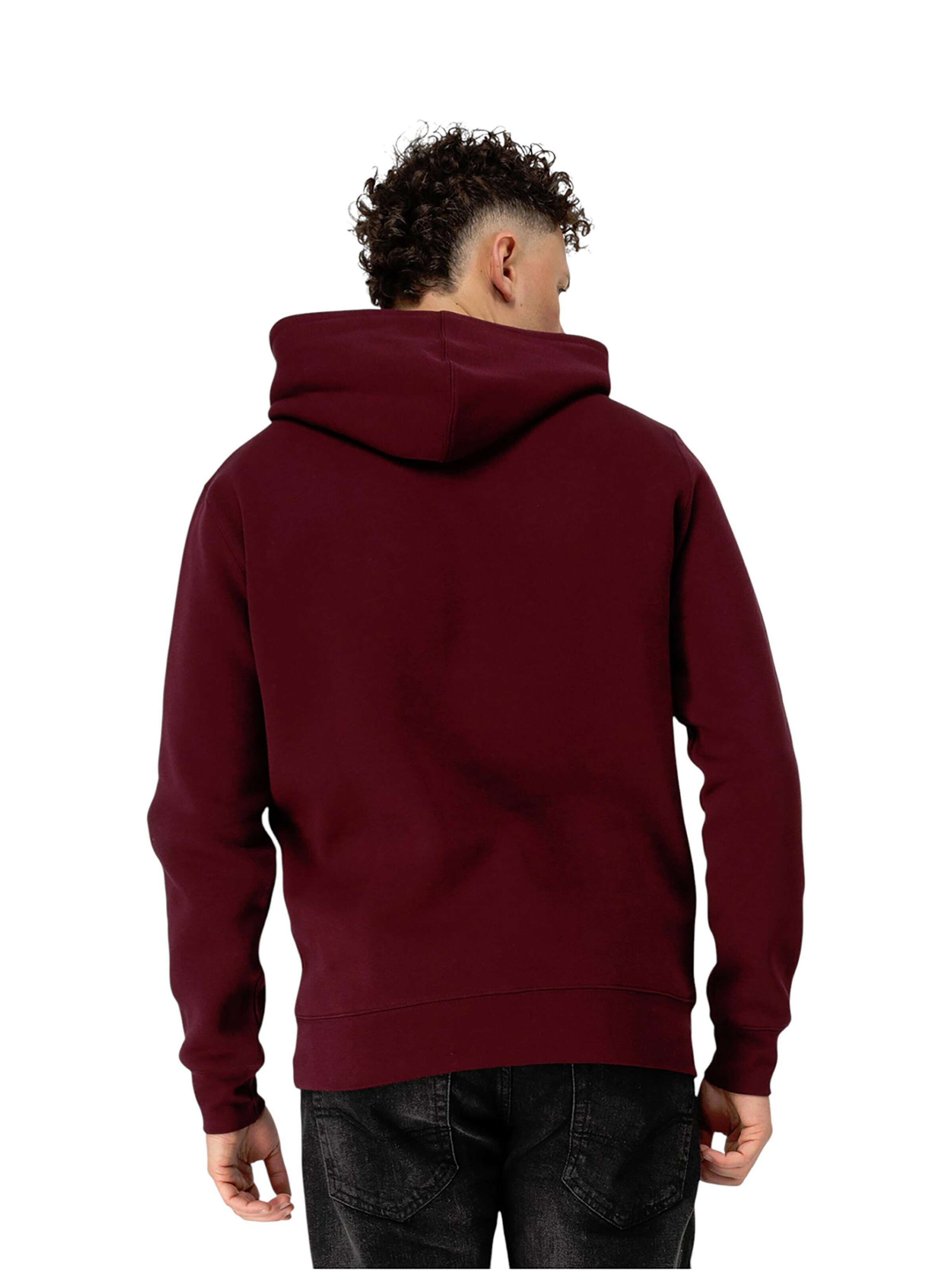 LONSDALE Sweatshirt 'Wolterton' i röd