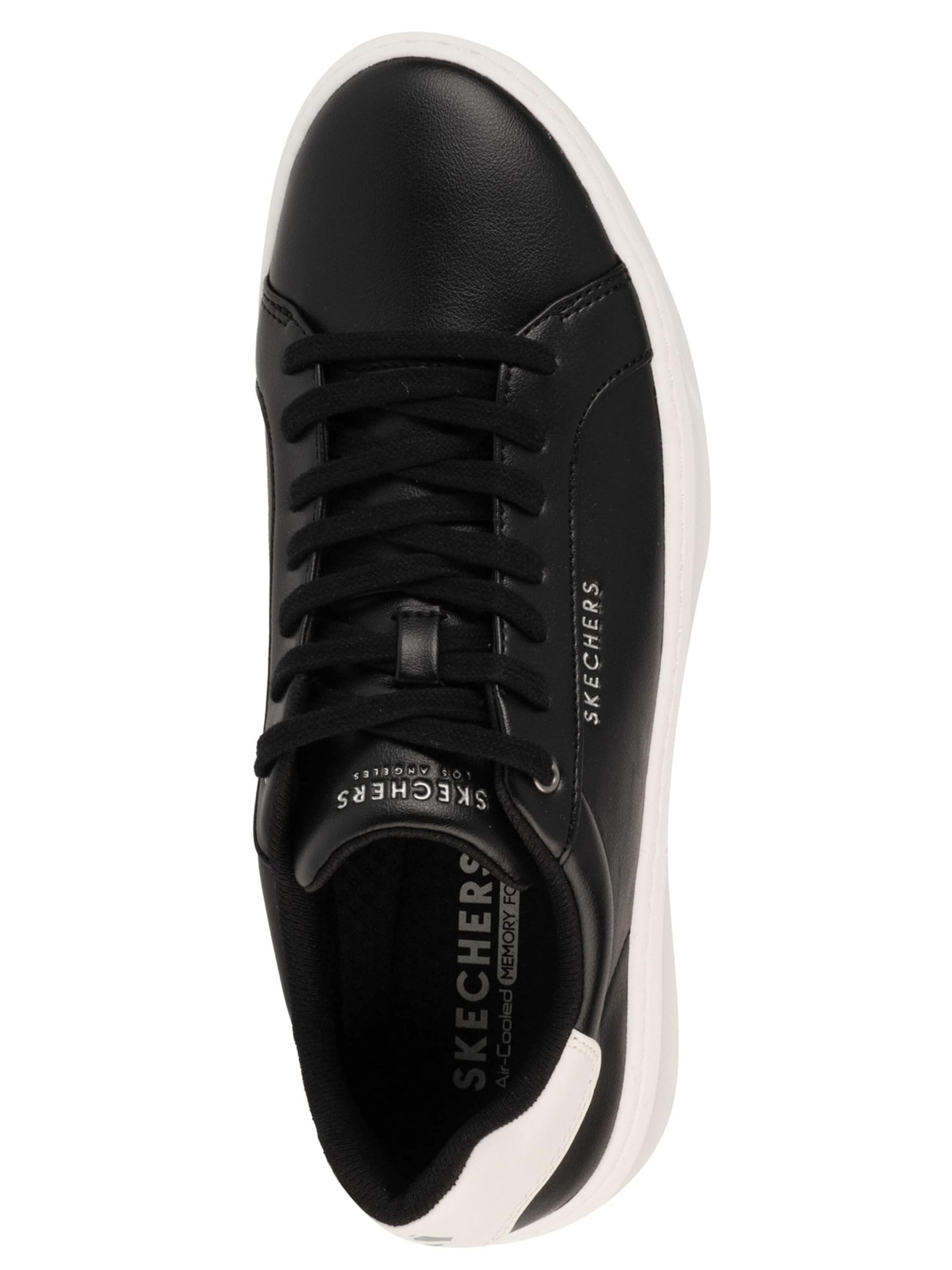 SKECHERS Sneakers laag 'Skechers Court Break - Suit Sneaker' in Zwart