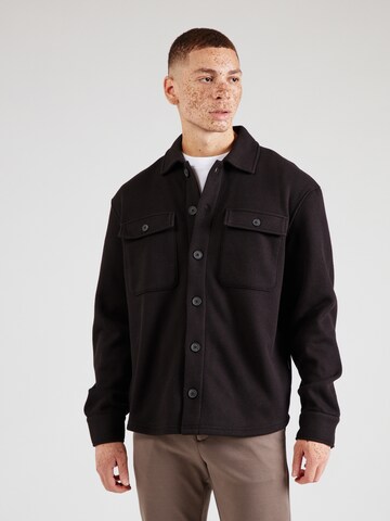 SELECTED HOMME Comfort Fit Overgangsjakke 'SLHRELAXMAX' i sort: forside