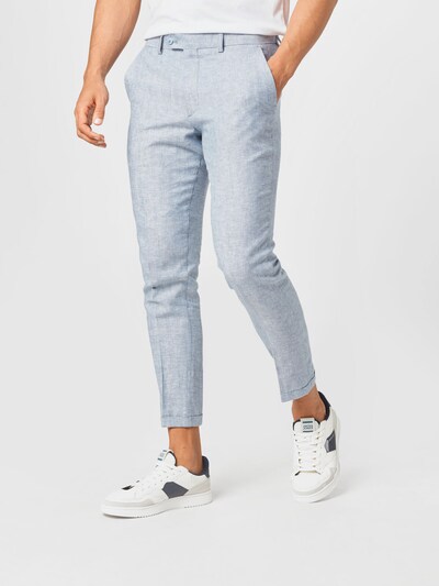 JACK & JONES Kalhoty se sklady v pase - kouřově modrá, Model/ka