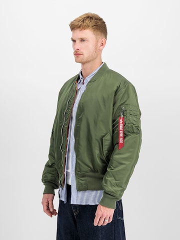 ALPHA INDUSTRIES Přechodná bunda 'MA-1 Heritage' – zelená