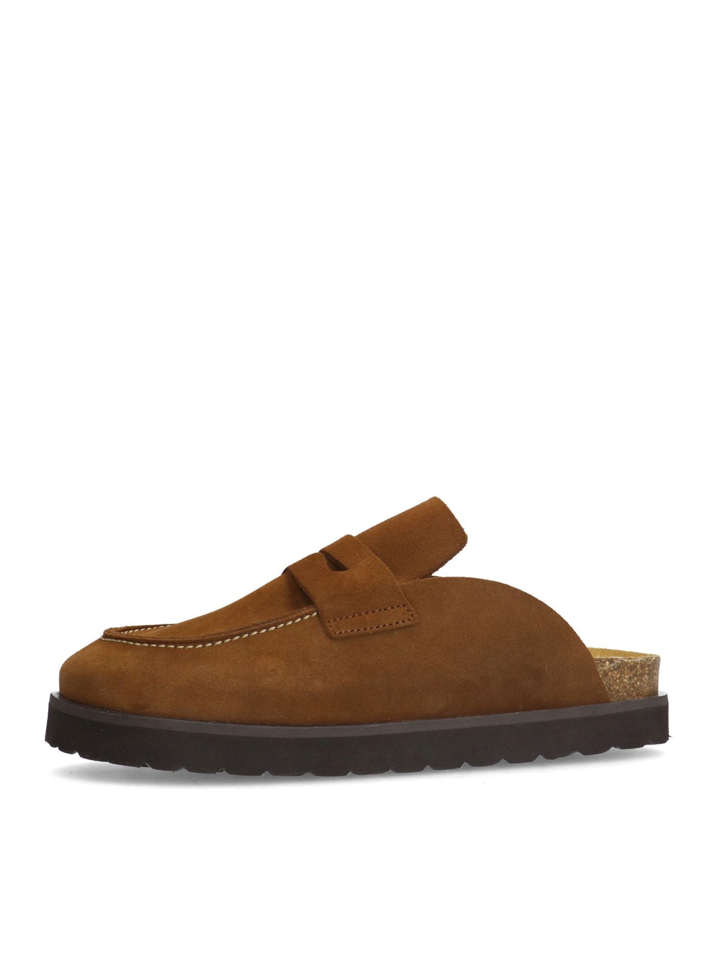 SACHA Mules in Brown: front