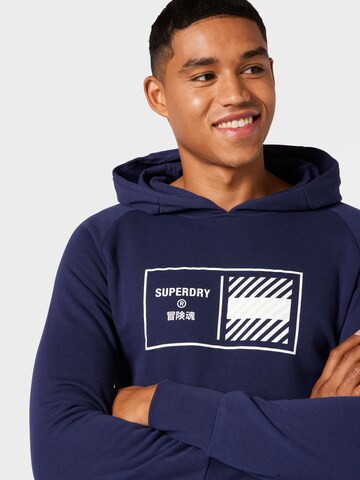 Superdry Athletic Sweatshirt in Blue