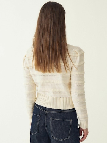 Noella Sweter ' N-Maddison Knit Cardigan ' w kolorze beżowy