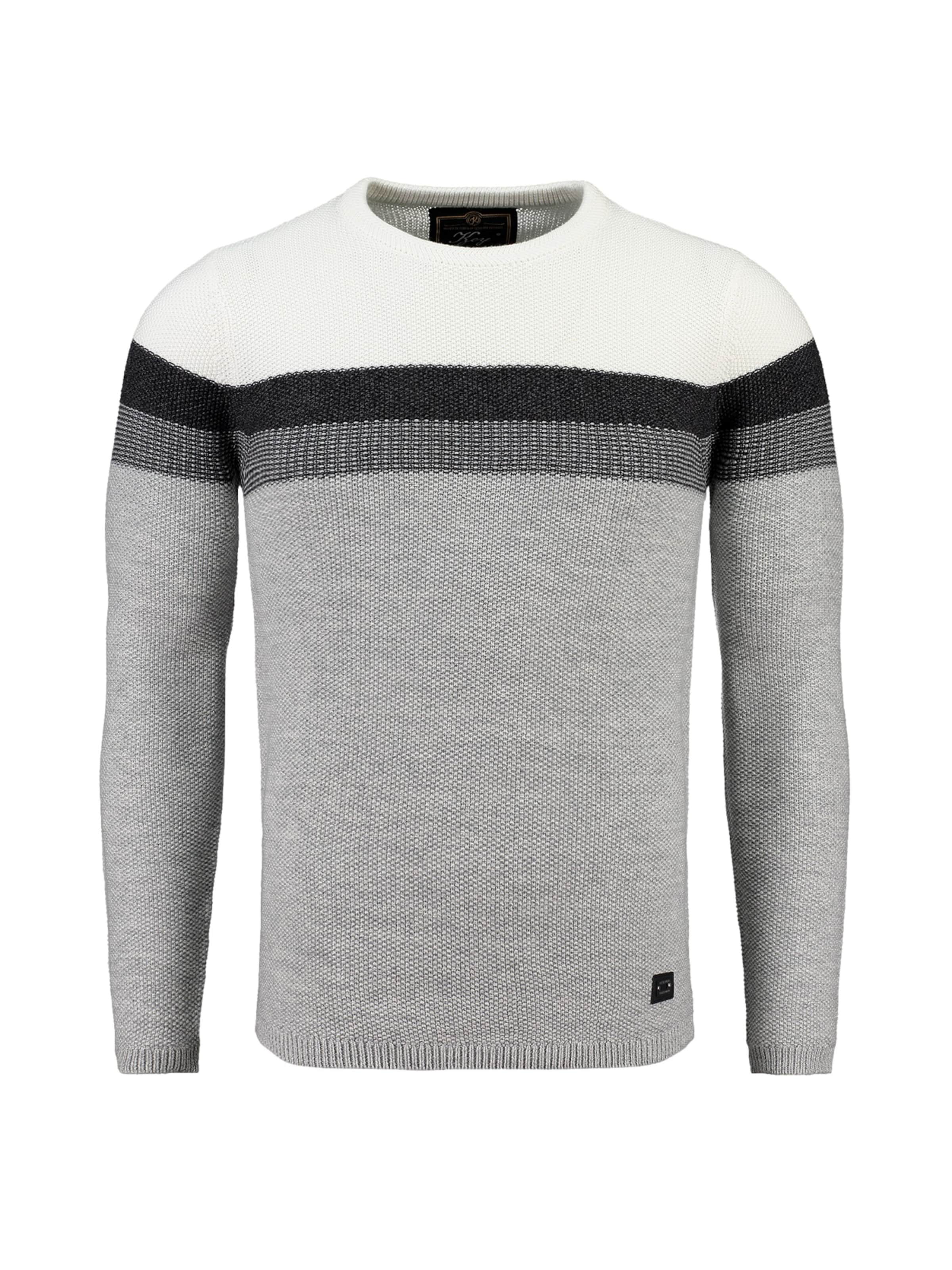 Key Largo Sweater 'HANSI' in Grey: front