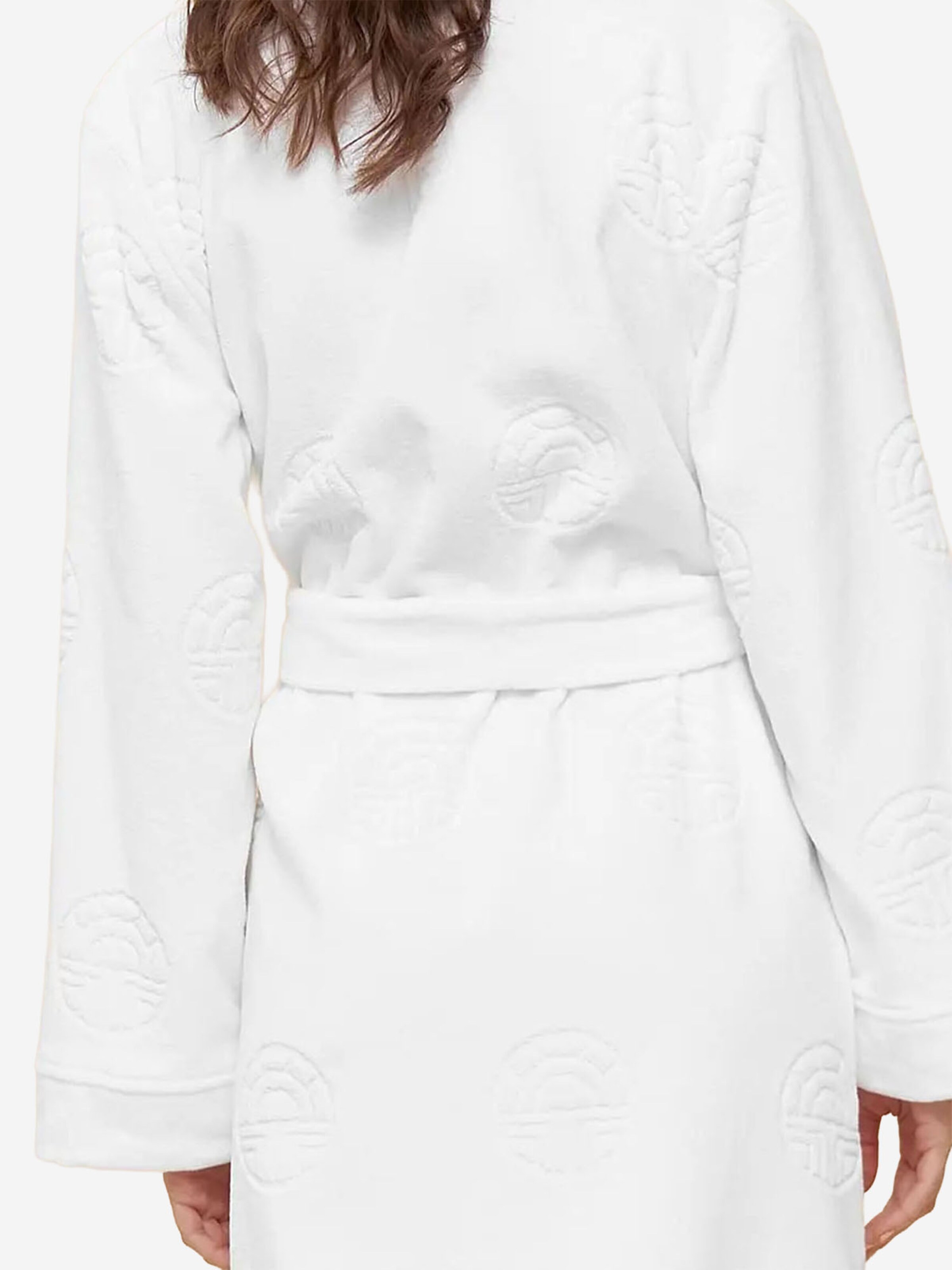 FÉRAUD PARIS Short Bathrobe ' Basic ' in White