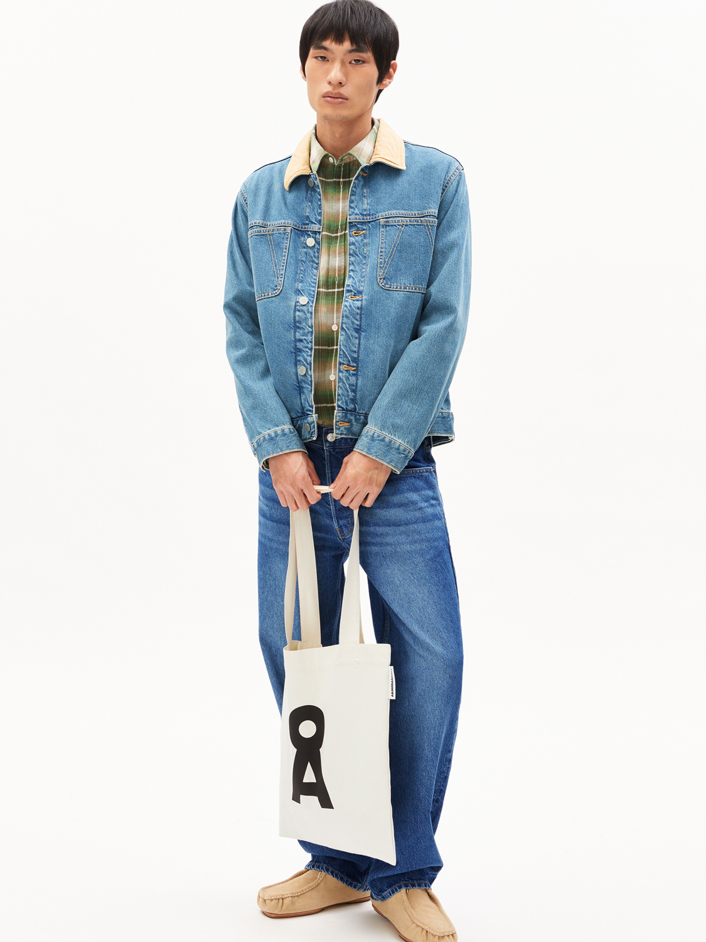 ARMEDANGELS Shopper in Beige: voorkant