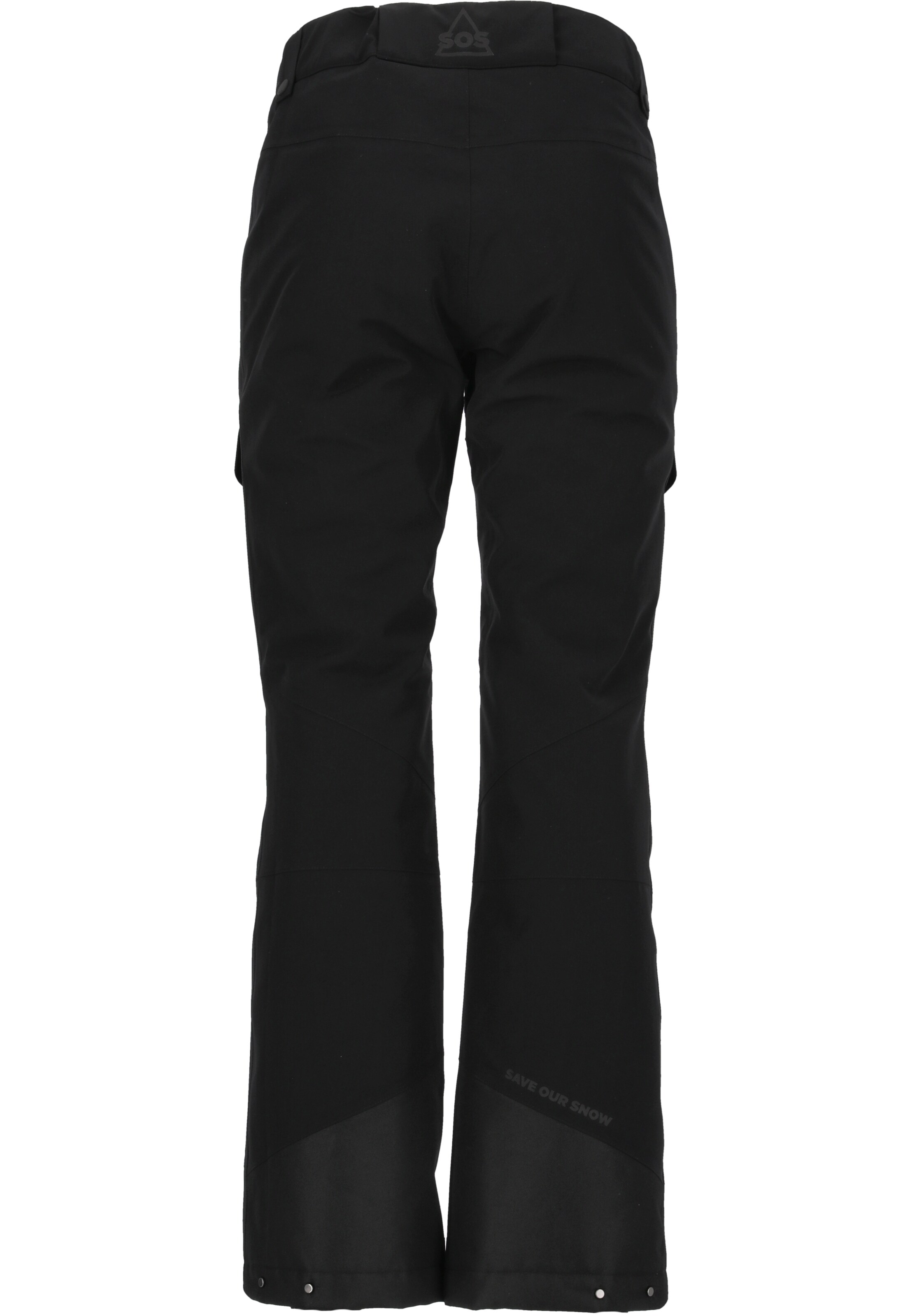 SOS Regular Skihose 'Aspen' in Schwarz