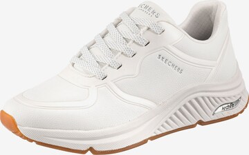 SKECHERS Låg sneaker i vit: framsida