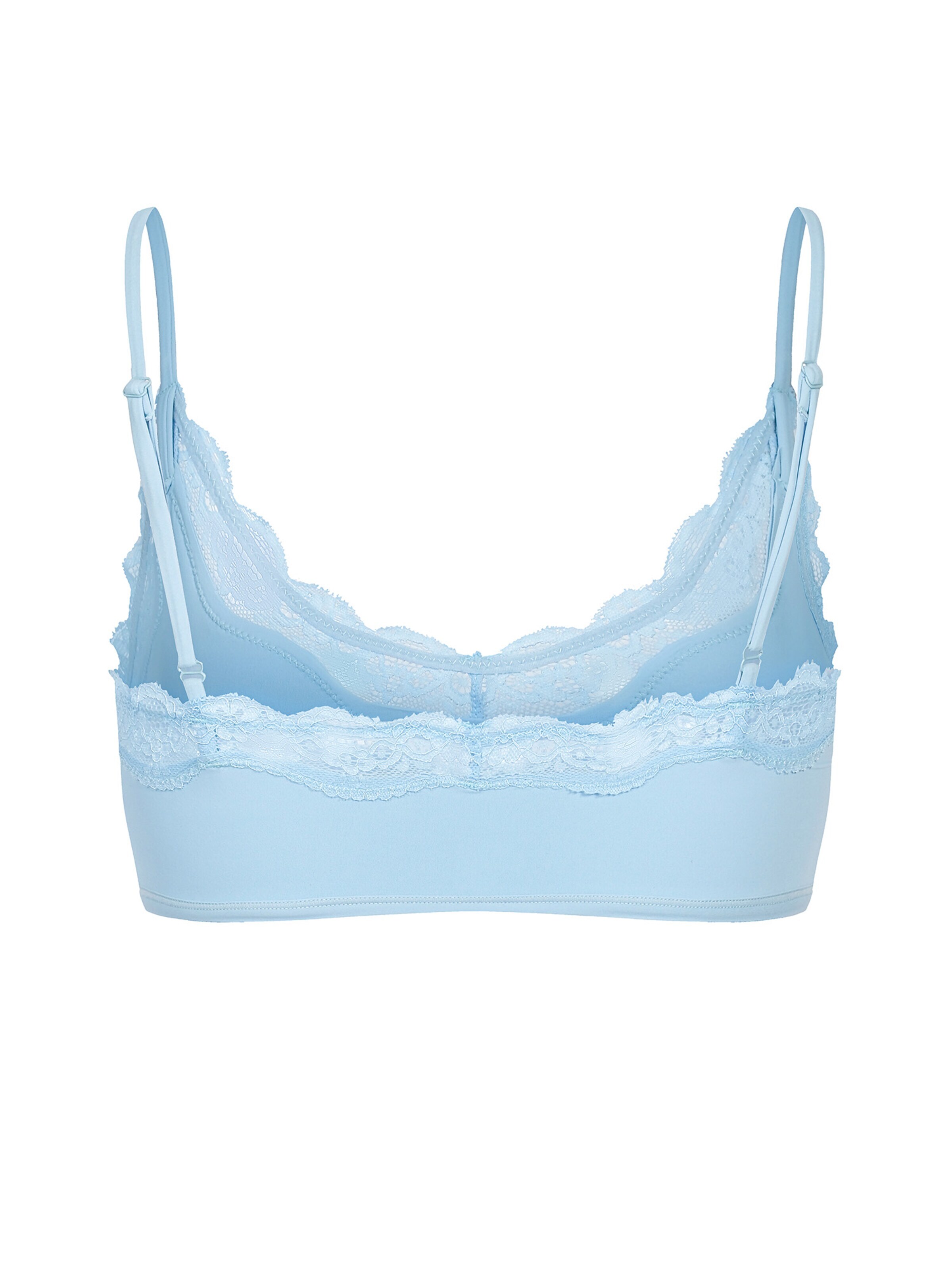 cfab Bygelfri Behå 'Lace Bralette' i blå
