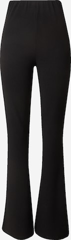 Vero Moda Tall Flared Pants in Black: front