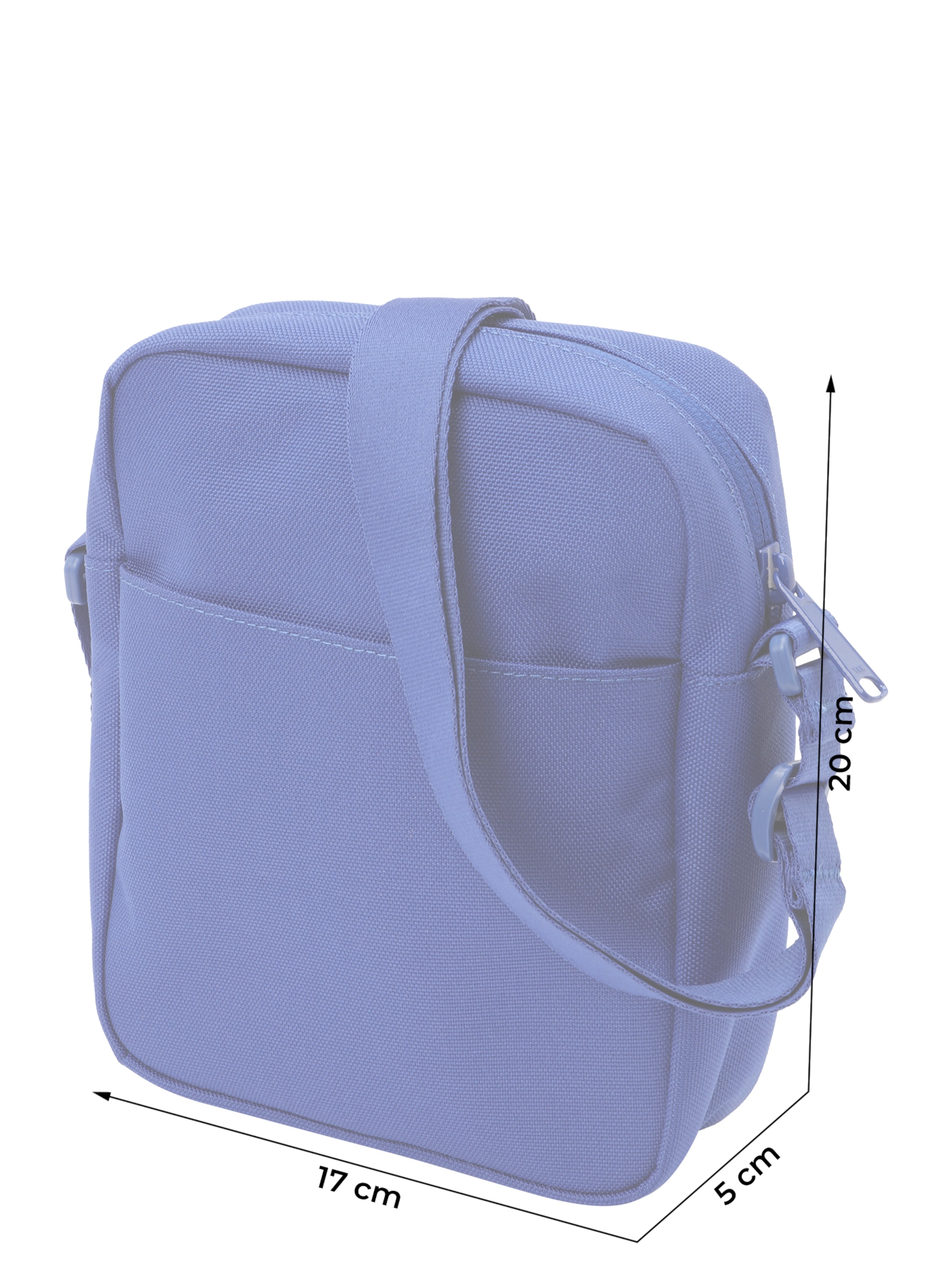 Geantă de umăr 'Heritage' Herschel pe albastru regal / maro coniac / negru / alb, Vizualizare produs