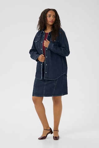 KAFFE CURVE Blouse 'Elisa' in Blue