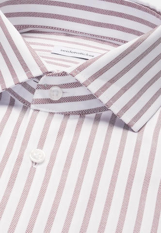 SEIDENSTICKER Regular fit Business shirt 'Schwarze Rose' in Brown