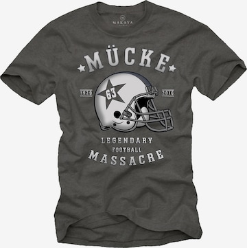 MAKAYA Shirt in Grey: front