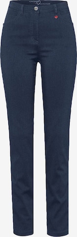 TONI Slimfit Jeans in Blauw: voorkant