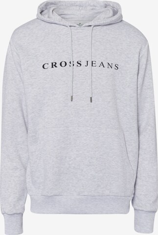 Cross Jeans Sweatshirt in Grau: predná strana