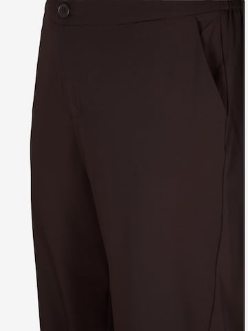 Zizzi - regular Pantalón chino 'Mhaley' en marrón