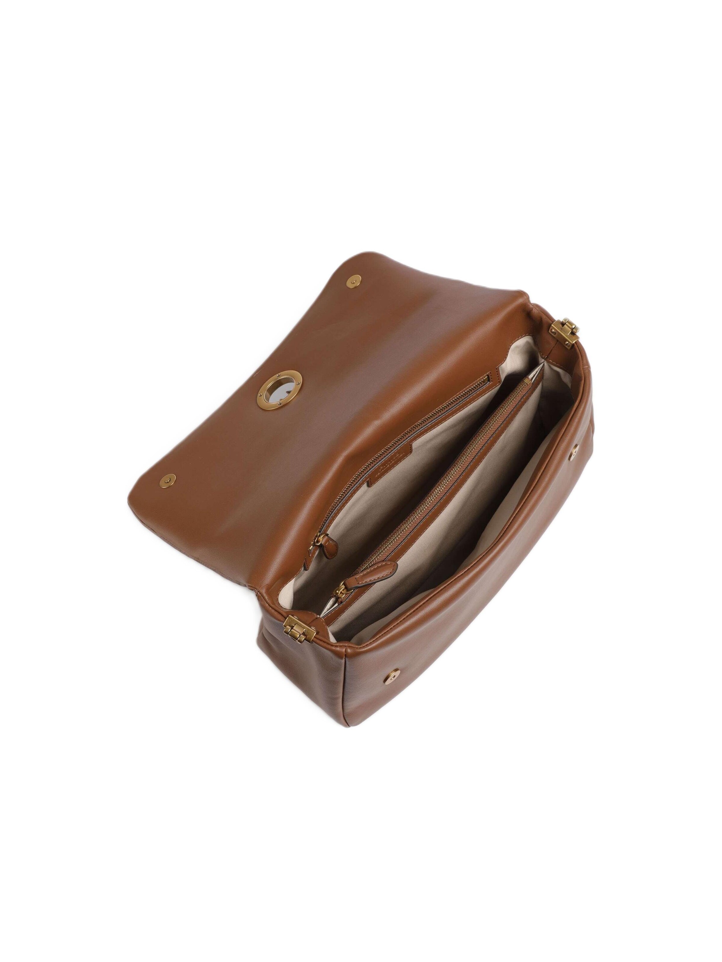 Borsa a spalla '106178 A0QO' di PINKO in marrone