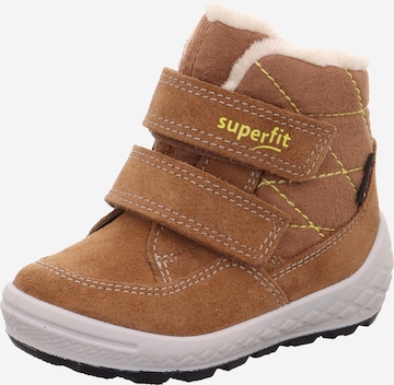 SUPERFIT Kozačky 'Groovy 2.0' – hnědá: přední strana