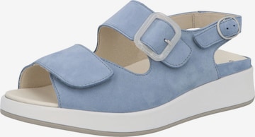 SOLIDUS Sandalette 'Hannah' in Blau: Vorderseite