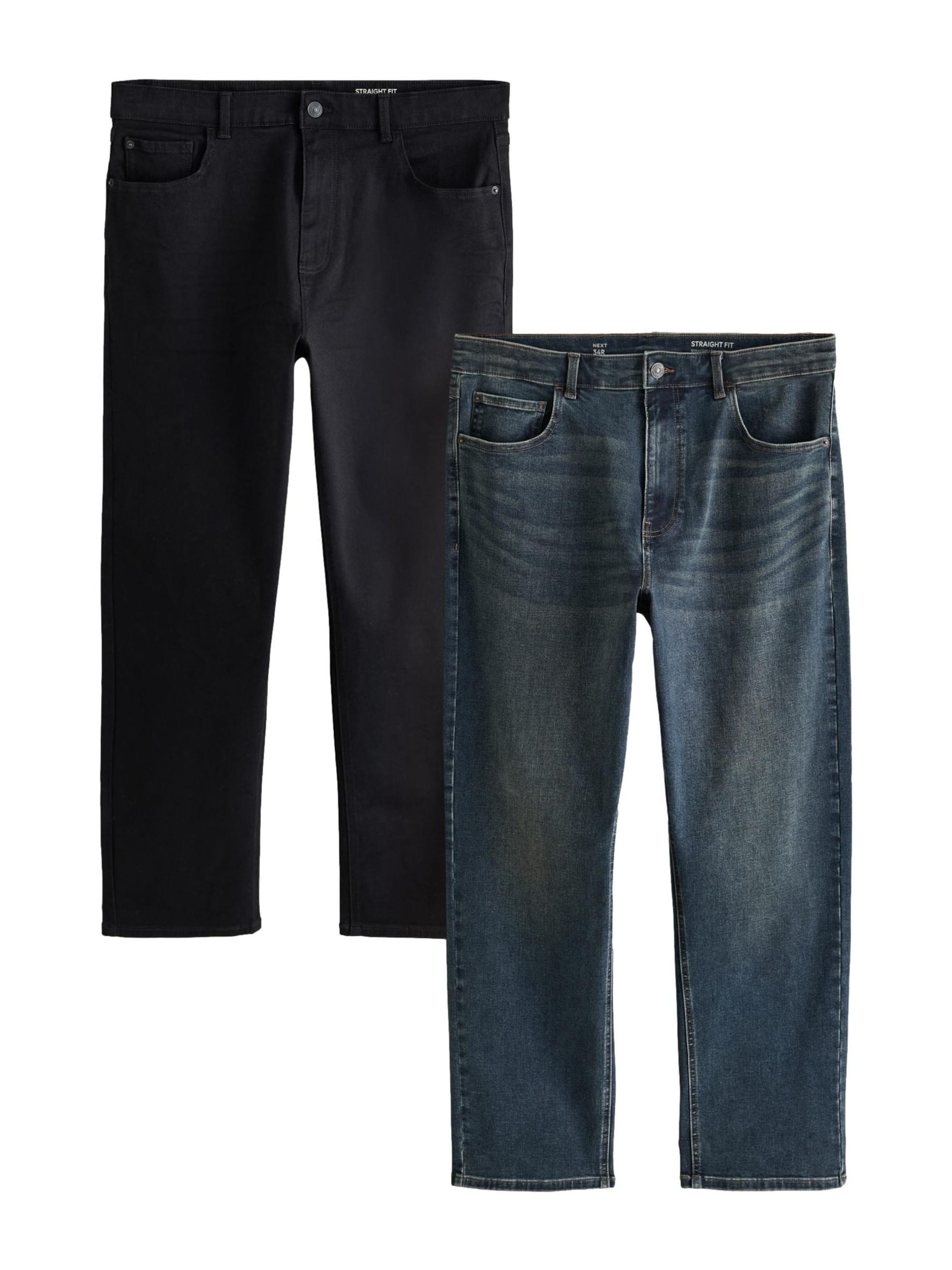 Next Regular Jeans in Blue: front