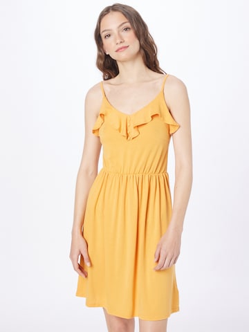 ABOUT YOU Καλοκαιρινό φόρεμα 'Edna' σε κίτρινο: μπροστά