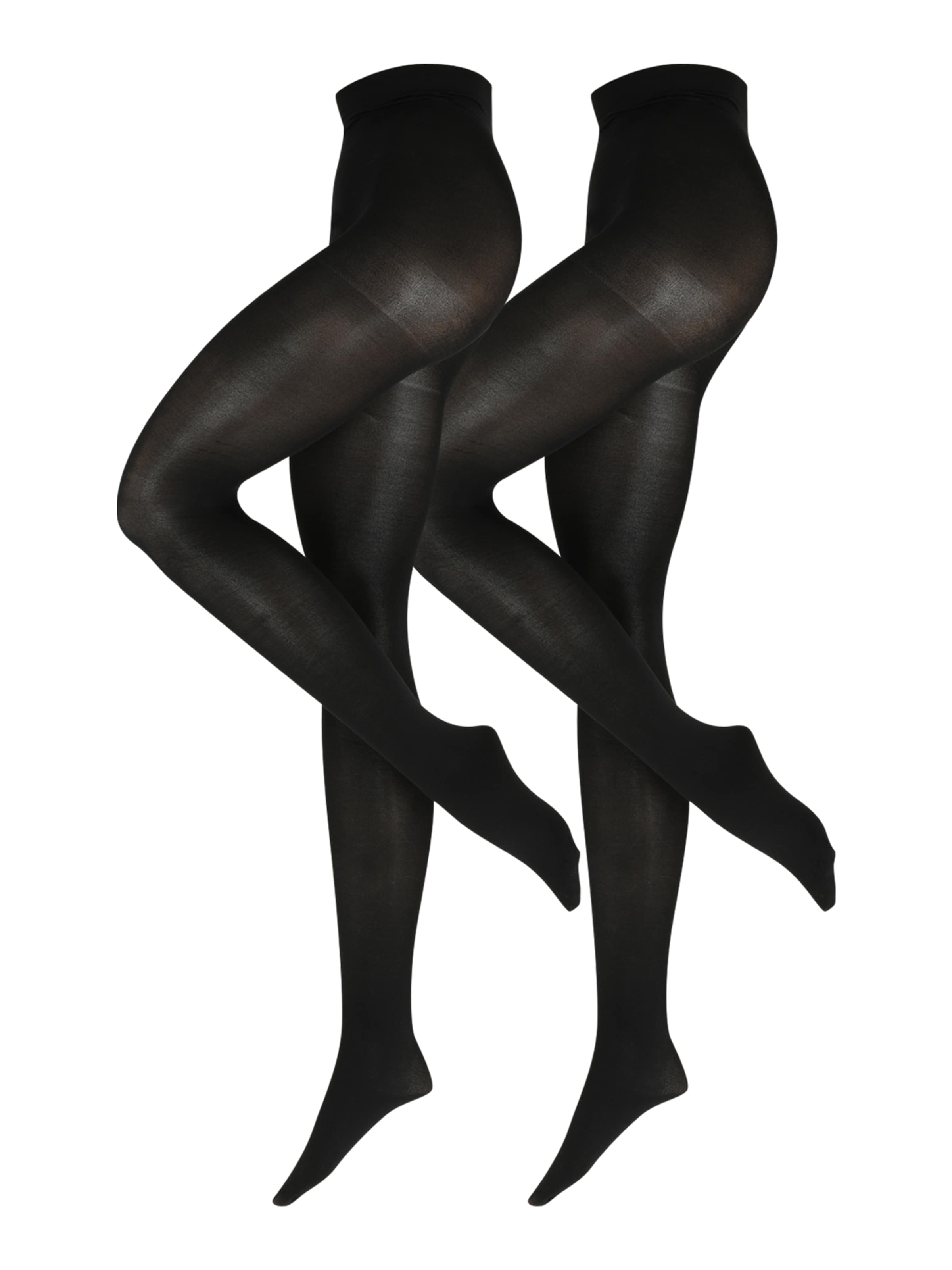 Vero Moda Curve Nylonstrumpbyxa 'VMCLove' i svart: framsida