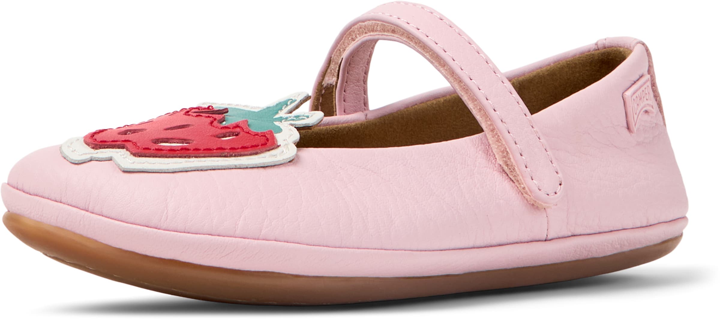 Ballerines 'Right Kids Twins' CAMPER en rose : devant