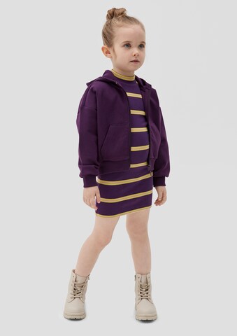 s.Oliver Zip-Up Hoodie in Purple