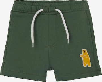 NAME IT Kalhoty 'Dik' – zelená: přední strana