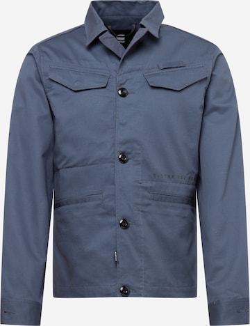 G-Star RAWPrijelazna jakna - plava boja: prednji dio