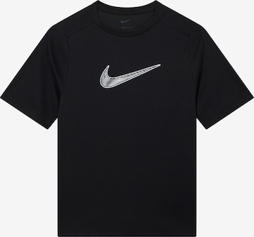 juoda NIKE Sportiniai marškinėliai: priekis