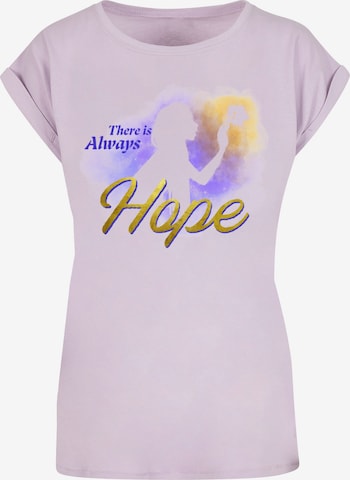 ABSOLUTE CULT Shirt 'Wish - Gradient There Is Always Hope' in Lila: voorkant