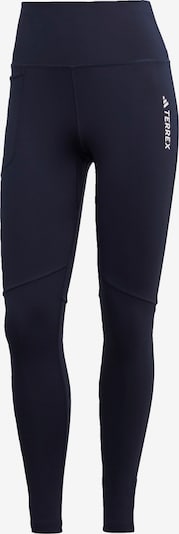 ADIDAS TERREX Sporthose in dunkelblau / weiß, Produktansicht