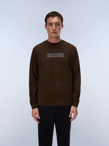 NAPAPIJRI Sweatshirt in Braun: Vorderseite