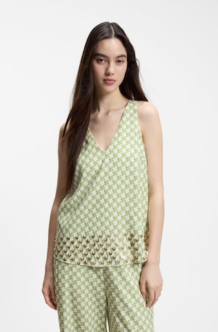 HUGO Blouse 'Camaje-1' in Green: front