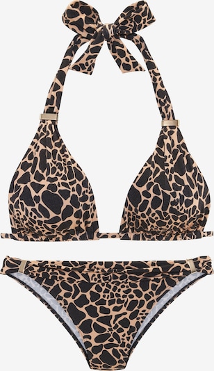LASCANA Bikini u cappuccino / crna, Pregled proizvoda