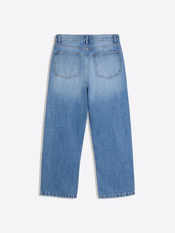Bershka Baggy Дънки в синьо