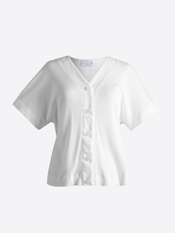 4TAILORS Topp i vit: framsida
