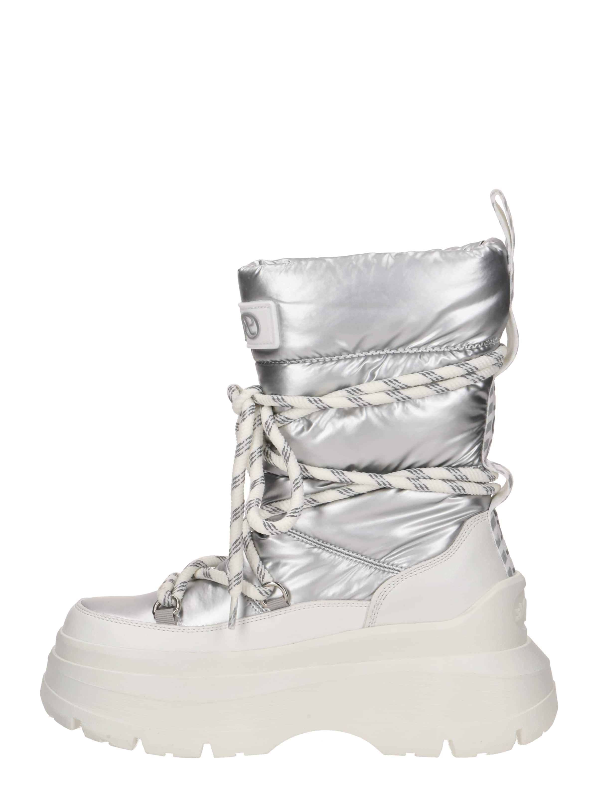 BUFFALO Snowboots 'Olympia' in Silber